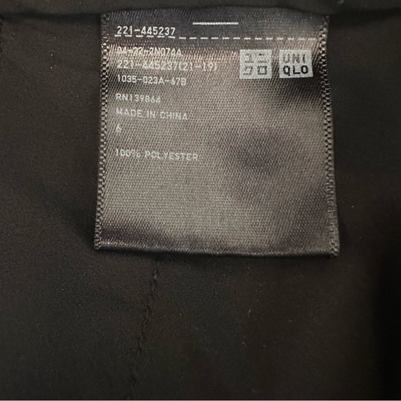 Uniqlo Relaxed Straight Trousers, Size 6, MSRP $49 - Picture 4 of 5